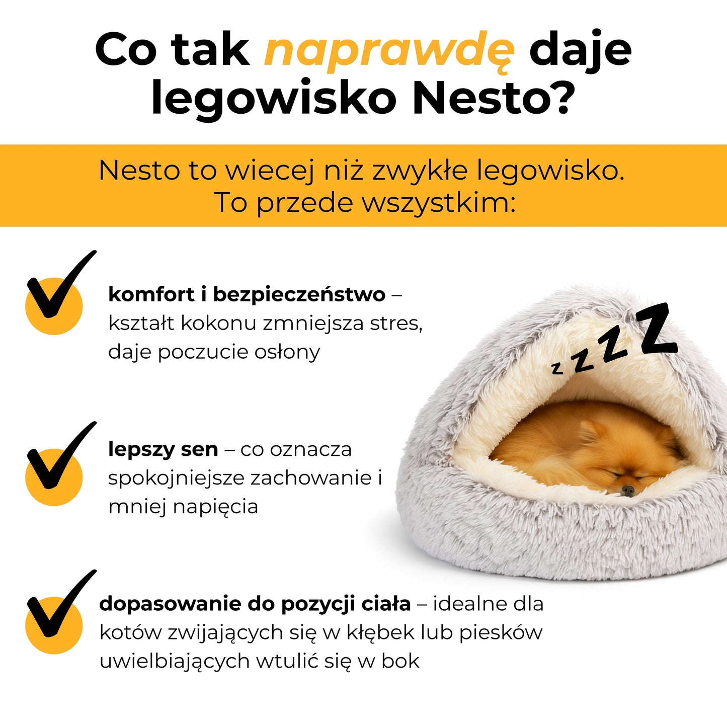 Nesto - przytulne legowisko dla Twojego pupila