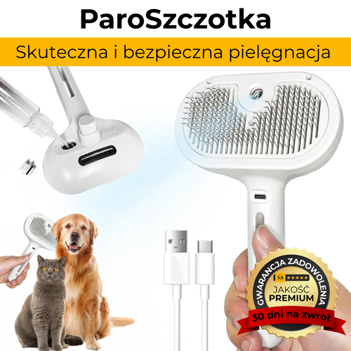 ParoSzczotka - skuteczna i bezpieczna pielęgnacja futerka