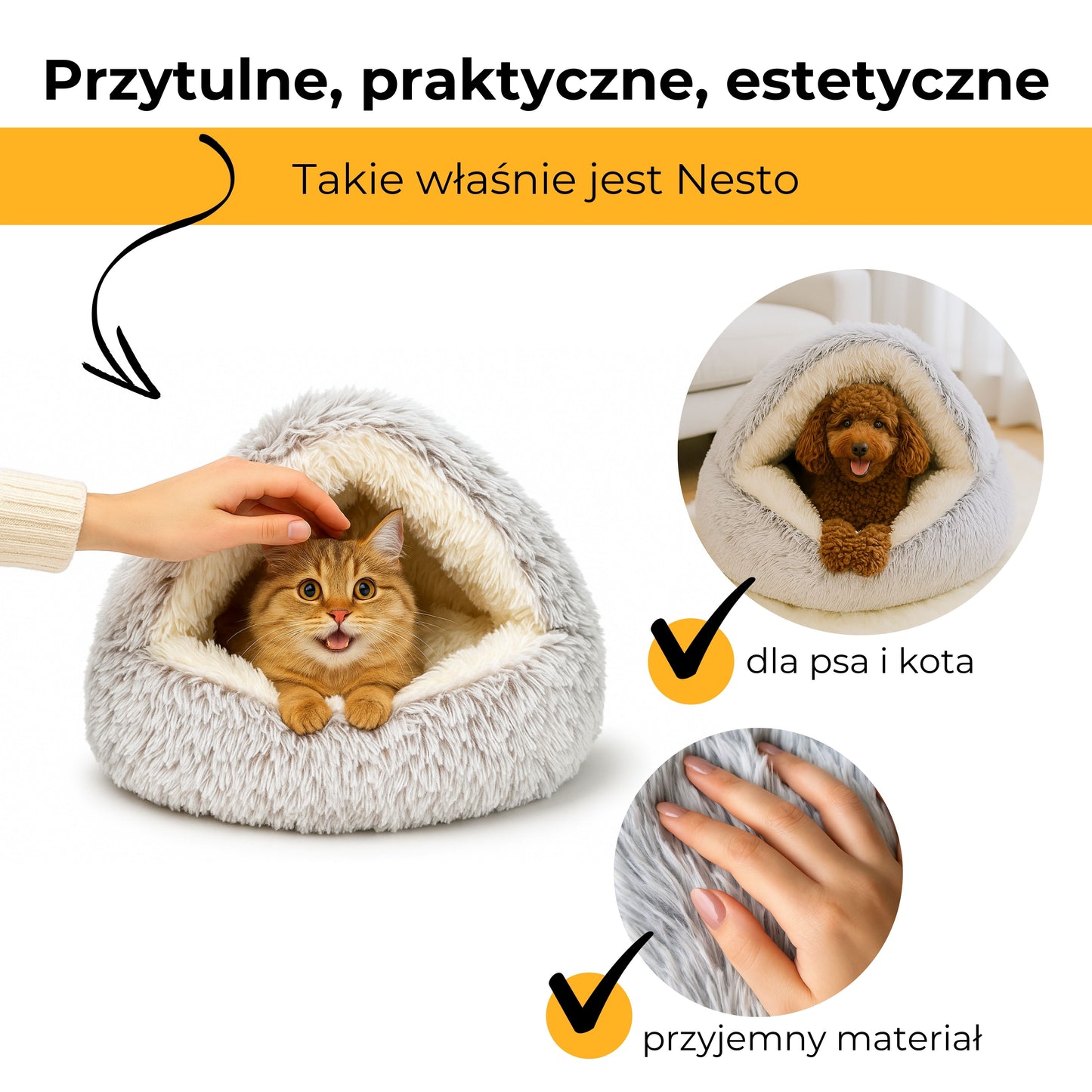 Nesto - przytulne legowisko dla Twojego pupila