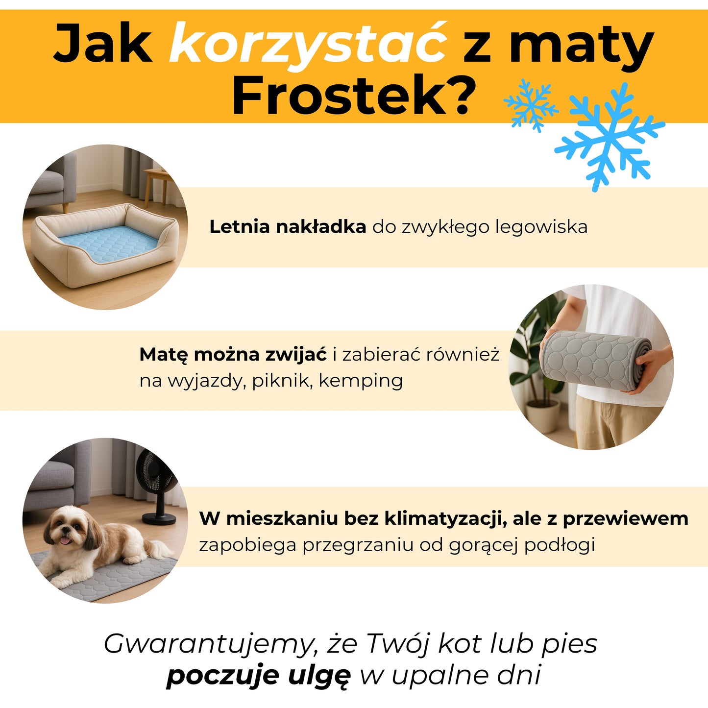 Mata chłodząca - Frostek