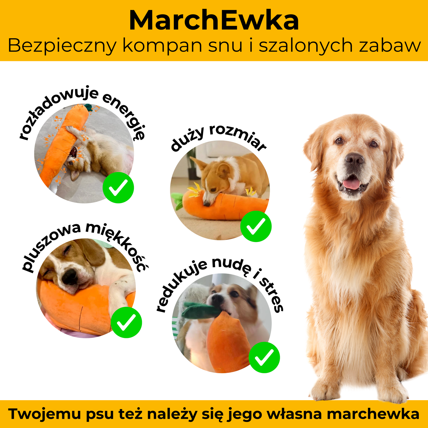 MarchEwka - uspokajająca pluszowa zabawka