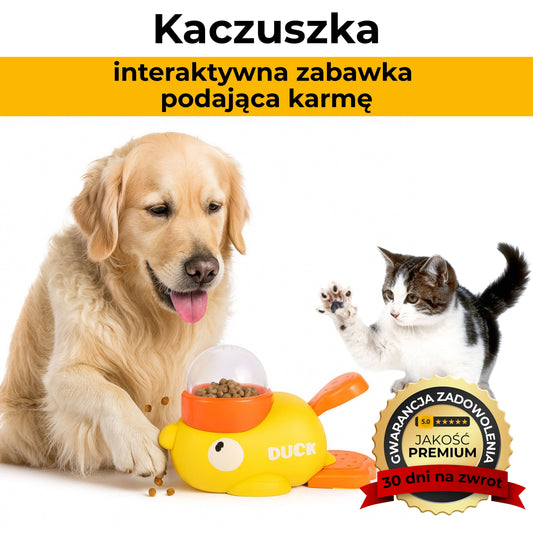 Kaczuszka - interaktywna zabawka podająca karmę