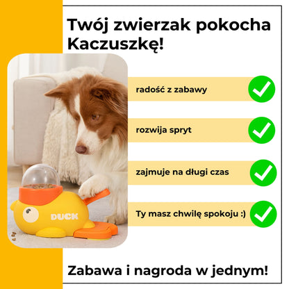 Kaczuszka - interaktywna zabawka podająca karmę