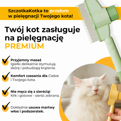 SzczotkaKotka - łatwe czesanie i piękne futerko