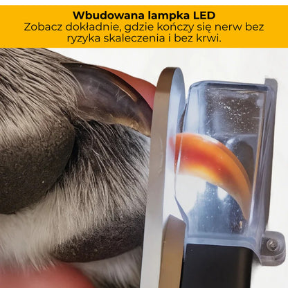 ZdrowyPazurek - bezpieczny obcinacz z lampką LED