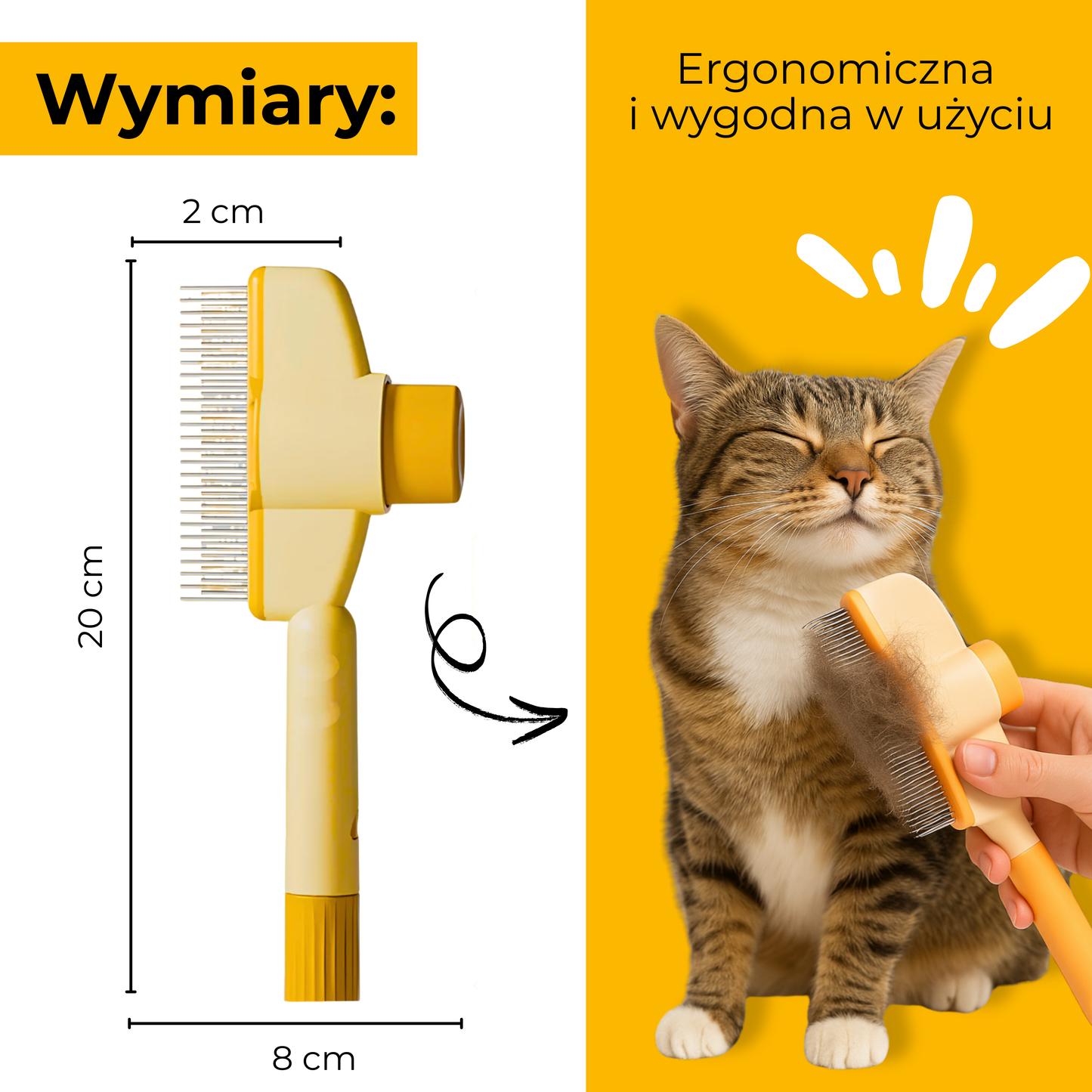 SzczotkaKotka - łatwe czesanie i piękne futerko