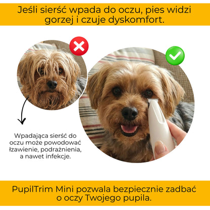 PupilTrim Mini - precyzyjny trymer dla zwierząt