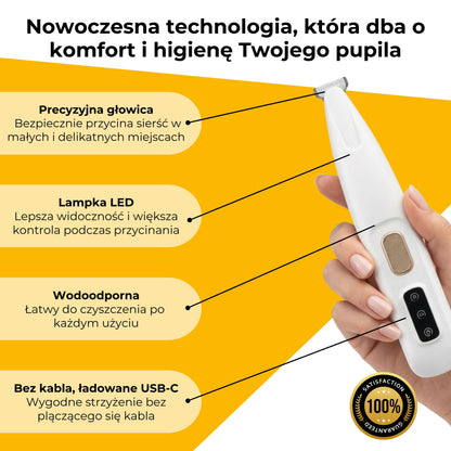 PupilTrim Mini - precyzyjny trymer dla zwierząt