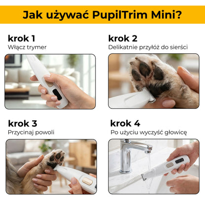 PupilTrim Mini - precyzyjny trymer dla zwierząt