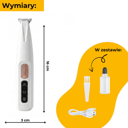 PupilTrim Mini - precyzyjny trymer dla zwierząt