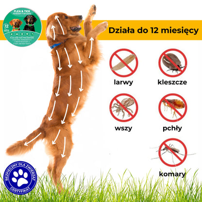 PupilGuard™ - obroża na pchły i kleszcze dla psów