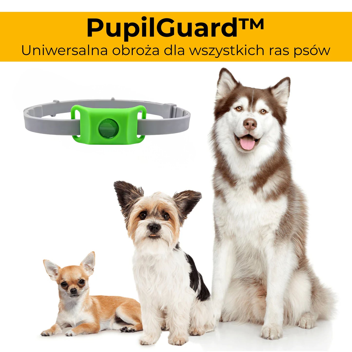 PupilGuard™ - obroża na pchły i kleszcze dla psów