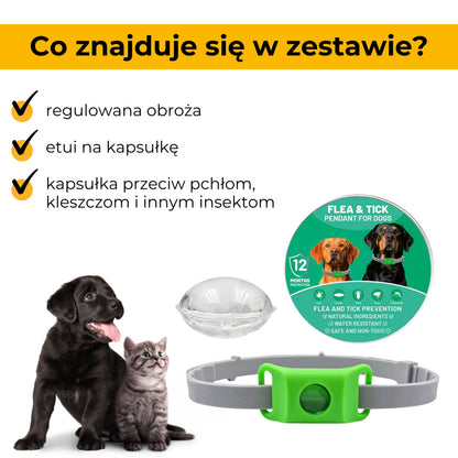 PupilGuard™ - obroża na pchły i kleszcze dla psów