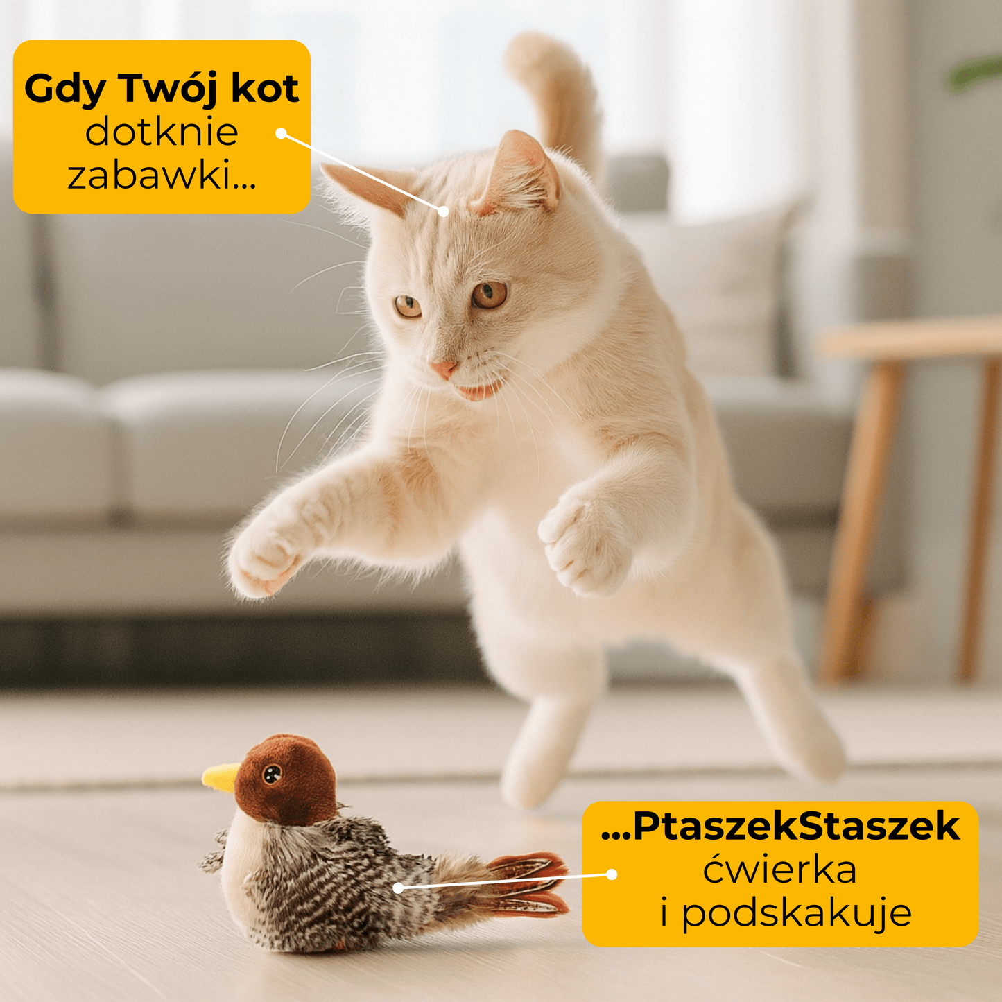 Zabawka Interaktywna PtaszekStaszek
