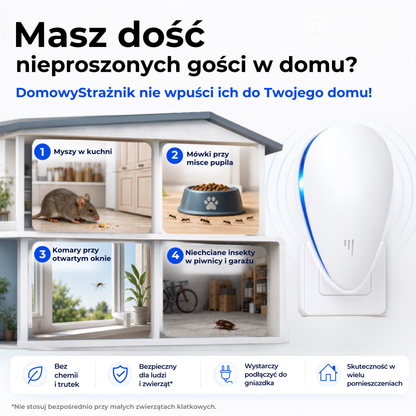 DomowyStrażnik - odstraszacz na owady i gryzonie
