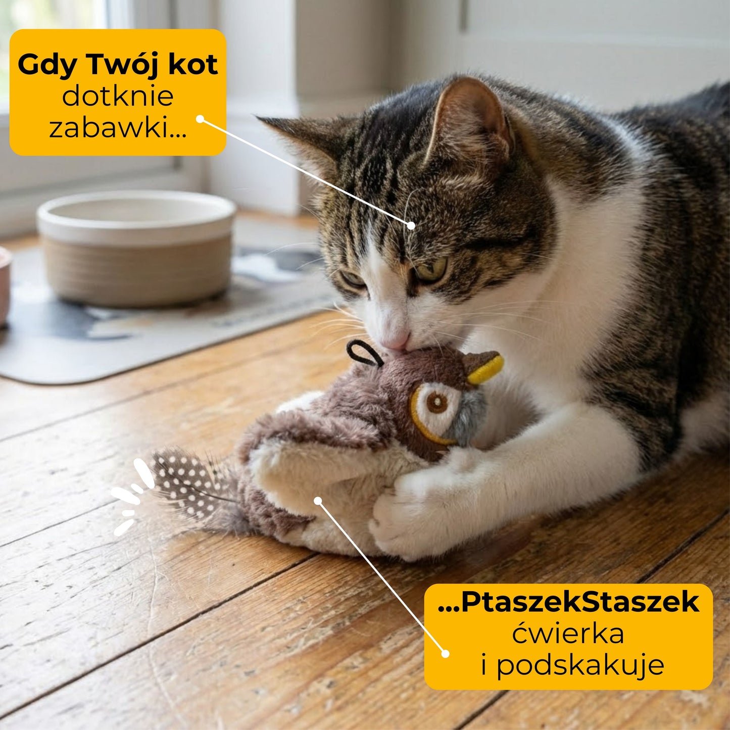 PtaszekStaszek - zabawka interaktywna