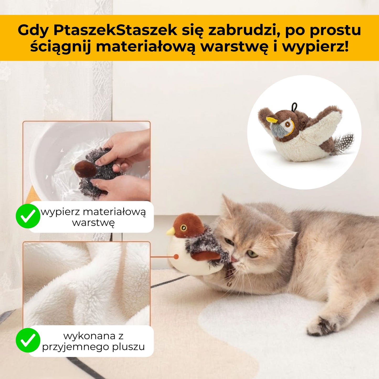 PtaszekStaszek - zabawka interaktywna