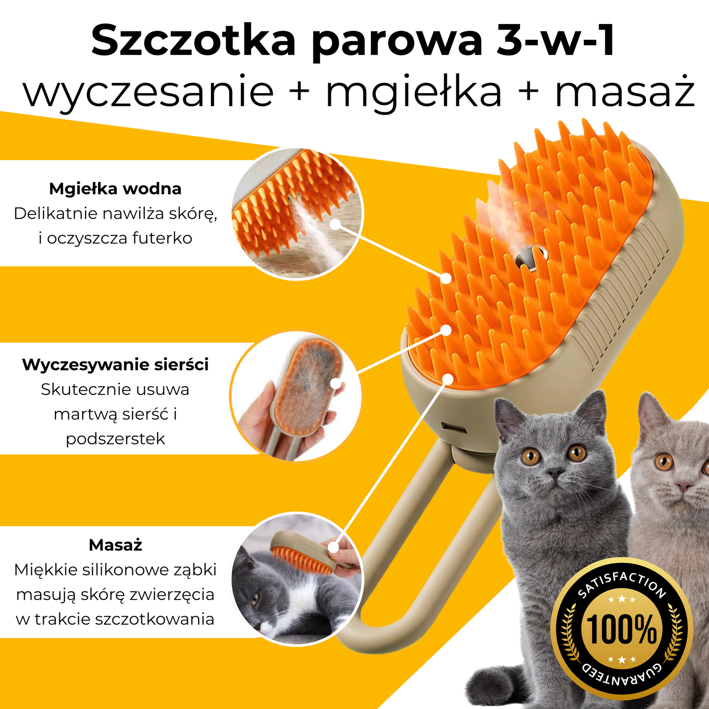 PupilFresh - delikatna szczotka parowa