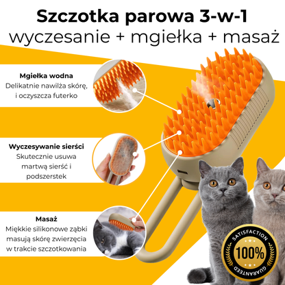 PupilFresh - delikatna szczotka parowa