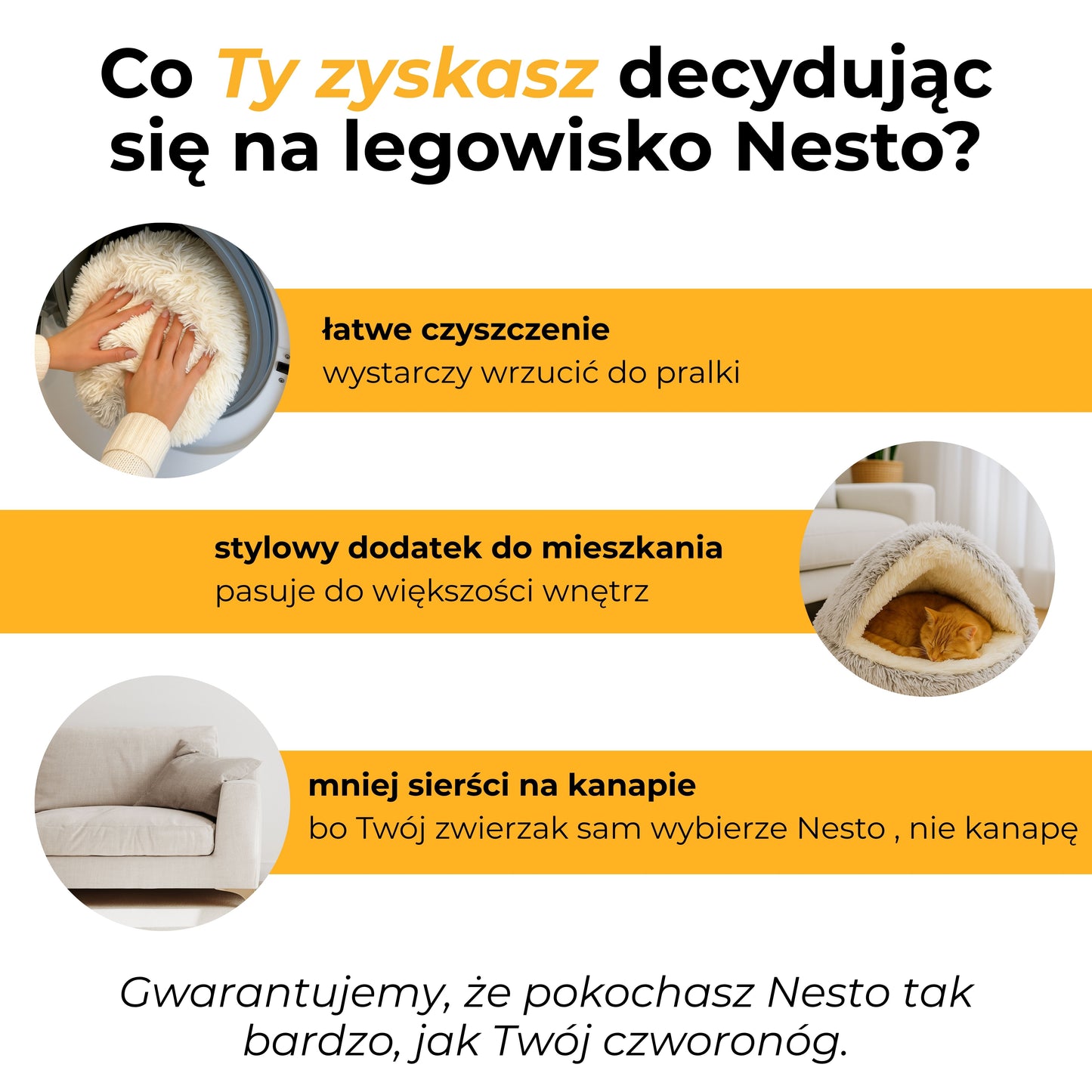 Nesto - przytulne legowisko dla Twojego pupila