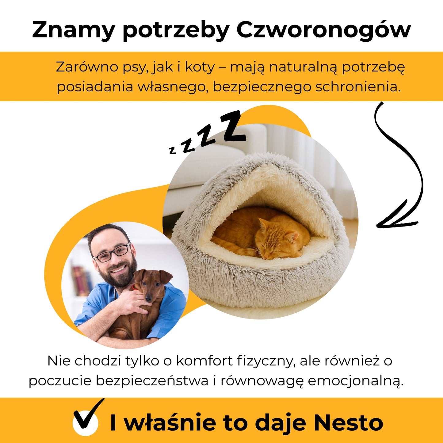Nesto - przytulne legowisko dla Twojego pupila