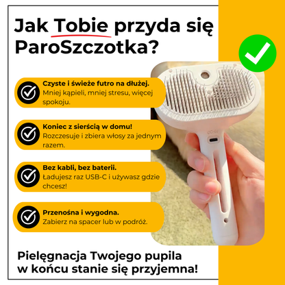 ParoSzczotka - skuteczna i bezpieczna pielęgnacja futerka