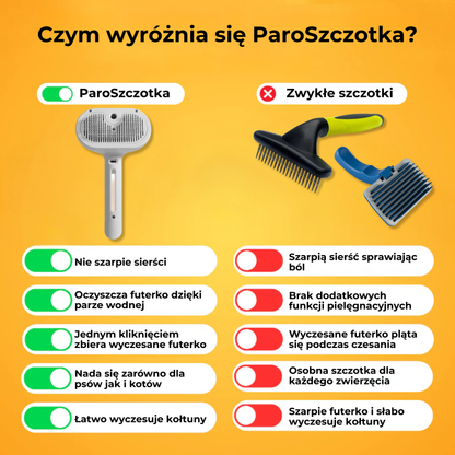 ParoSzczotka - skuteczna i bezpieczna pielęgnacja futerka