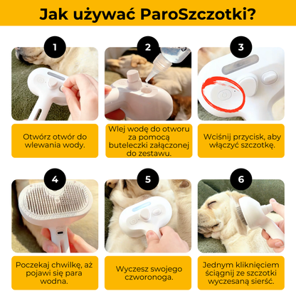 ParoSzczotka - skuteczna i bezpieczna pielęgnacja futerka