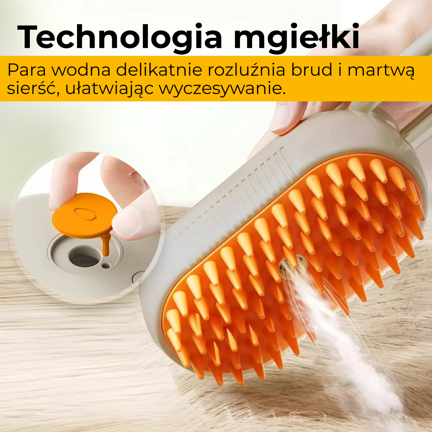 PupilFresh - delikatna szczotka parowa