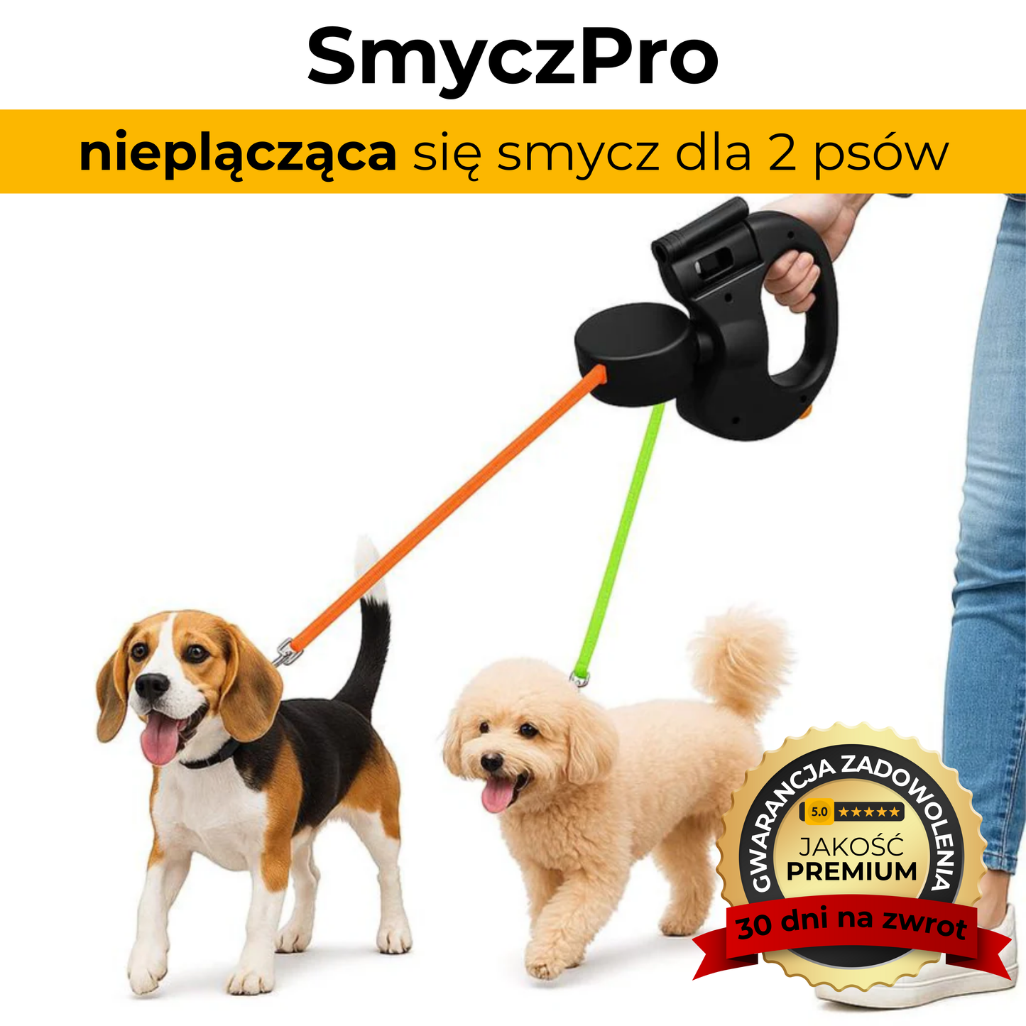 SmyczPro - smycz, która nigdy się nie plącze