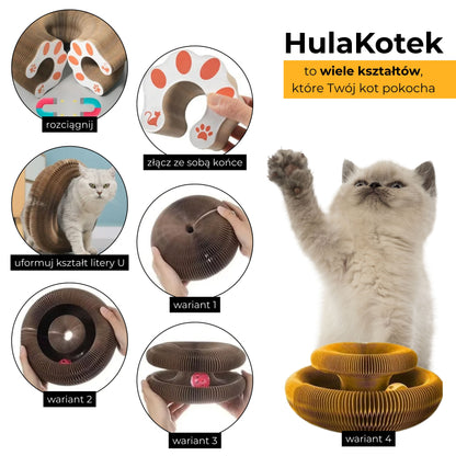 HulaKotek - wielofunkcyjny drapak dla kotów