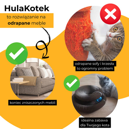 HulaKotek - wielofunkcyjny drapak dla kotów