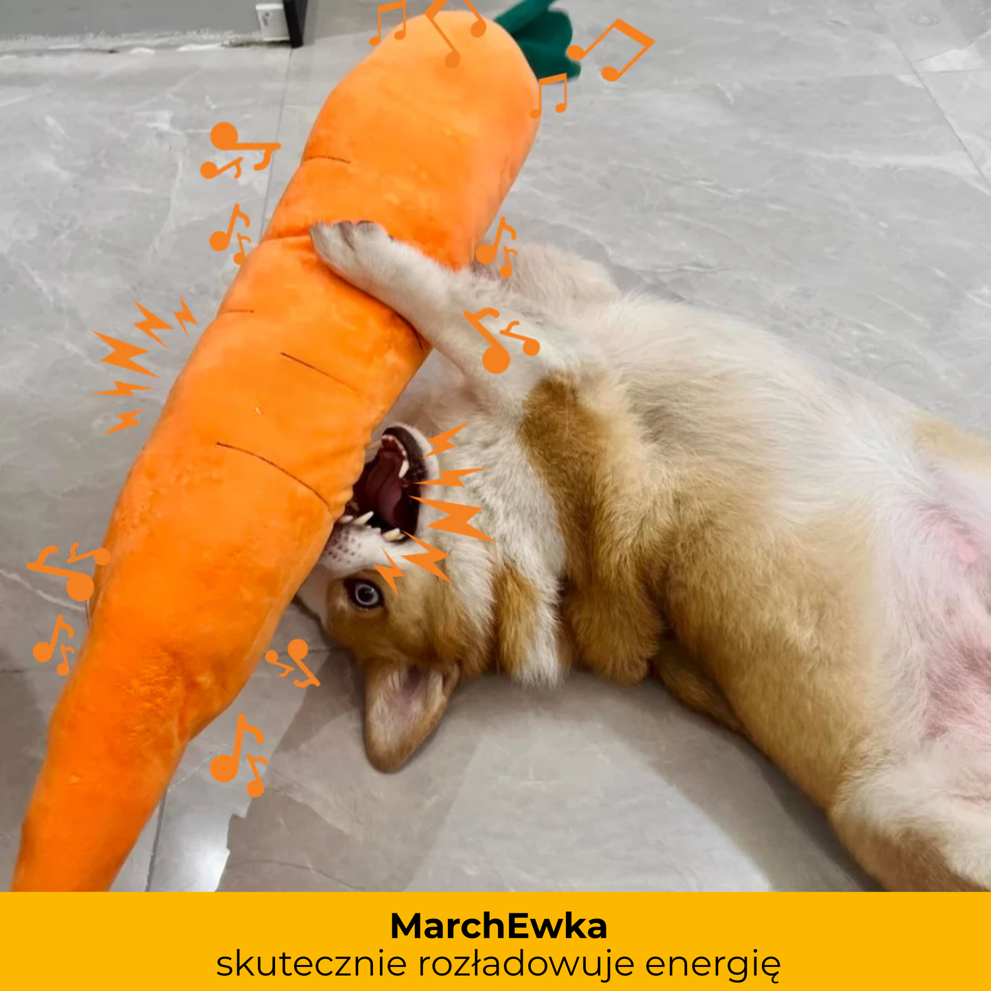 MarchEwka - uspokajająca pluszowa zabawka