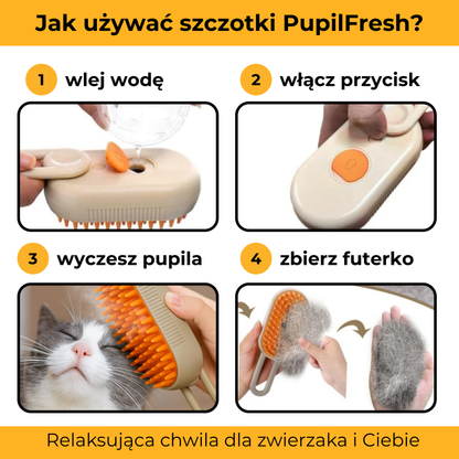 PupilFresh - delikatna szczotka parowa