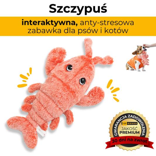 Szczypuś - maskotka interaktywna dla zwierząt