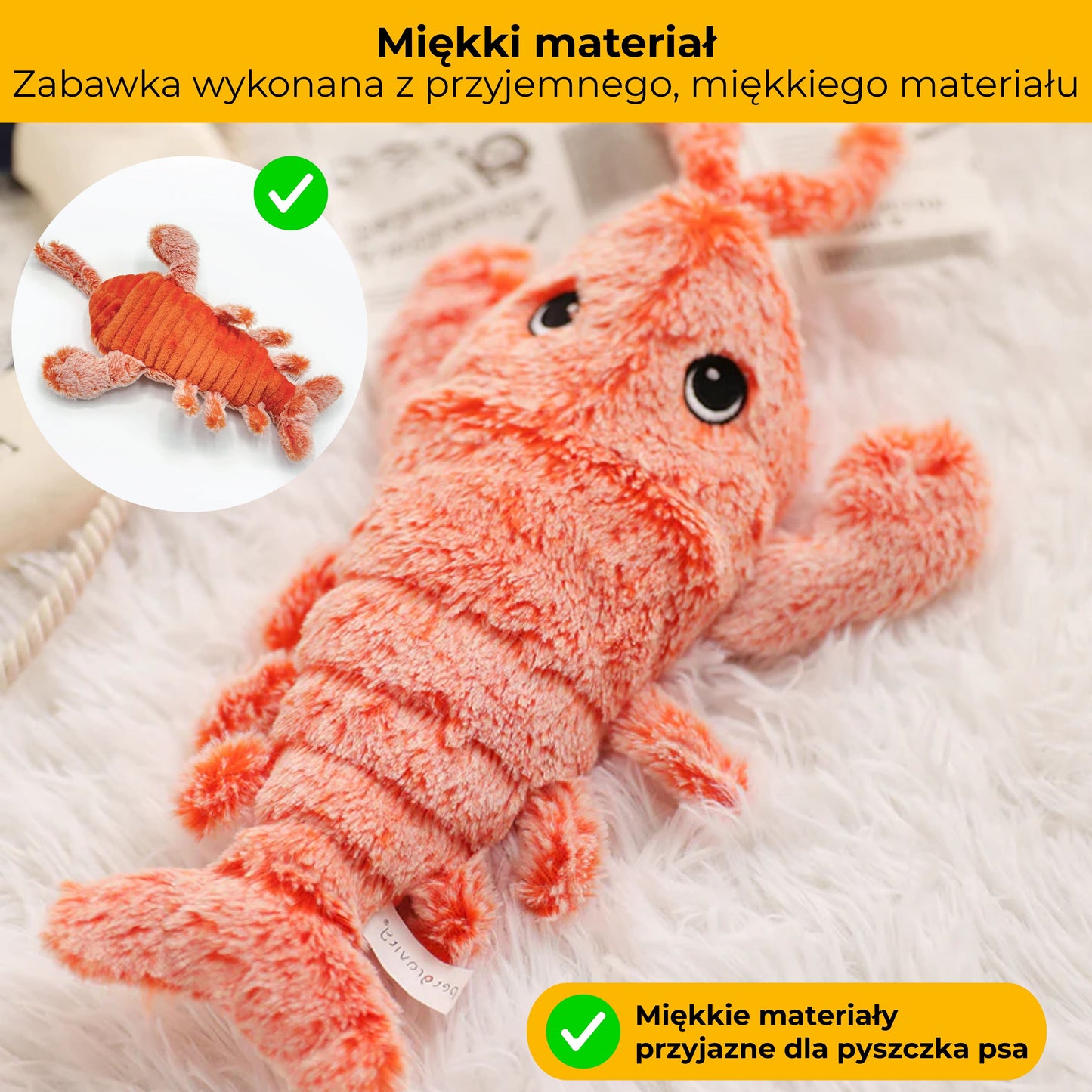 Szczypuś - maskotka interaktywna dla zwierząt