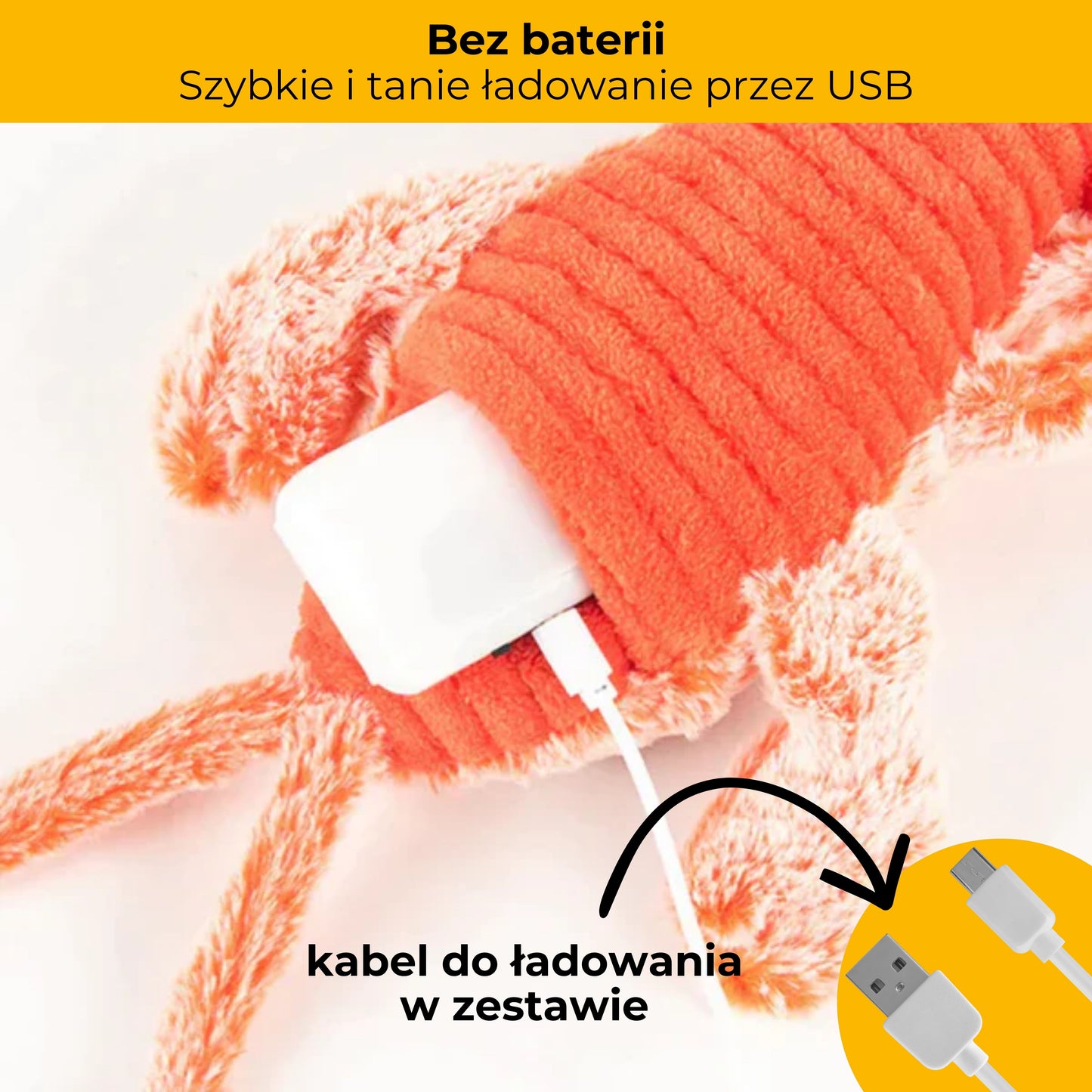 Szczypuś - maskotka interaktywna dla zwierząt