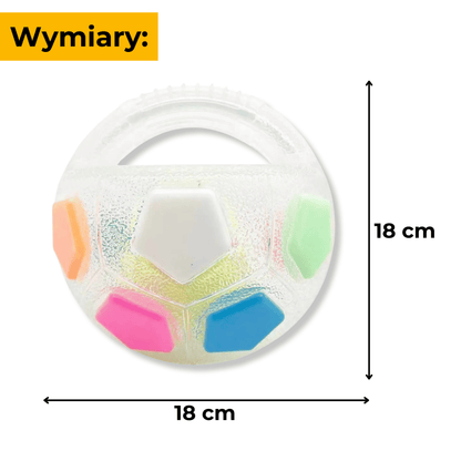 ZwierzoPiłka - wytrzymała piszcząca piłka z uchwytem dla psa