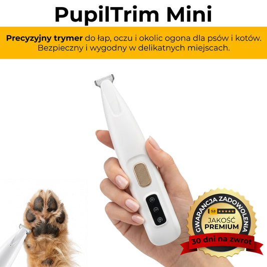 PupilTrim Mini - precyzyjny trymer dla zwierząt