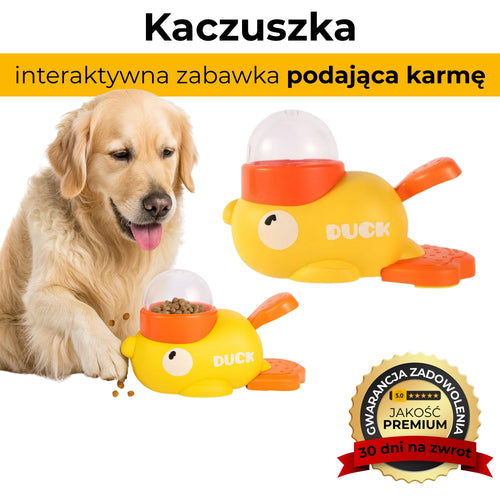 Kaczuszka - interaktywna zabawka podająca karmę